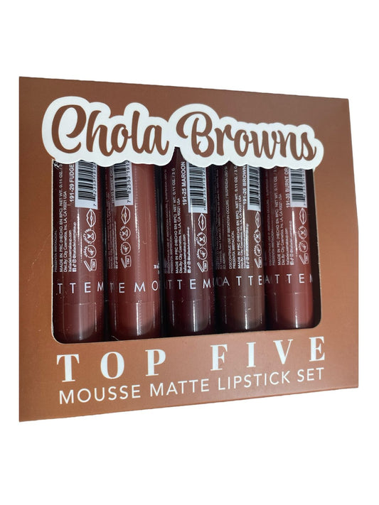 ITALIA DELUXE LABIALES PAQUETE CHOLA BROWNS